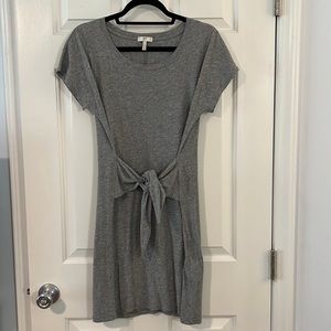 Tie Waist Tshirt Dress - S - Joie